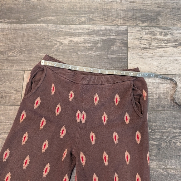 Undra Celeste Tribal Dot Knit Trousers Sz. Lg - Picture 8 of 10